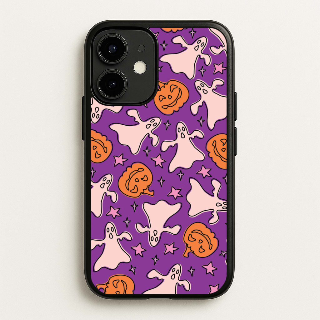 Abstract Halloween Pattern iPhone 12 / 12 Pro Case