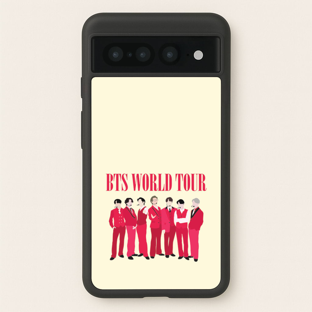 K-Pop Band World Tour 2026 Google Pixel 7 Pro Case