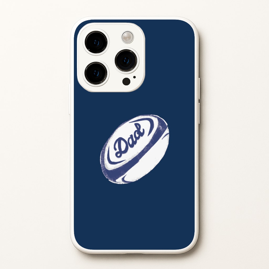 Dad Rugby Ball iPhone 14 Pro Case