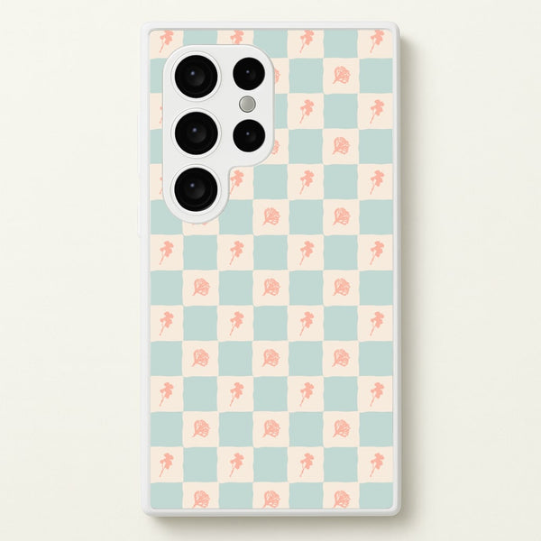 Patchwork Floral Pattern Galaxy S24 Ultra Case