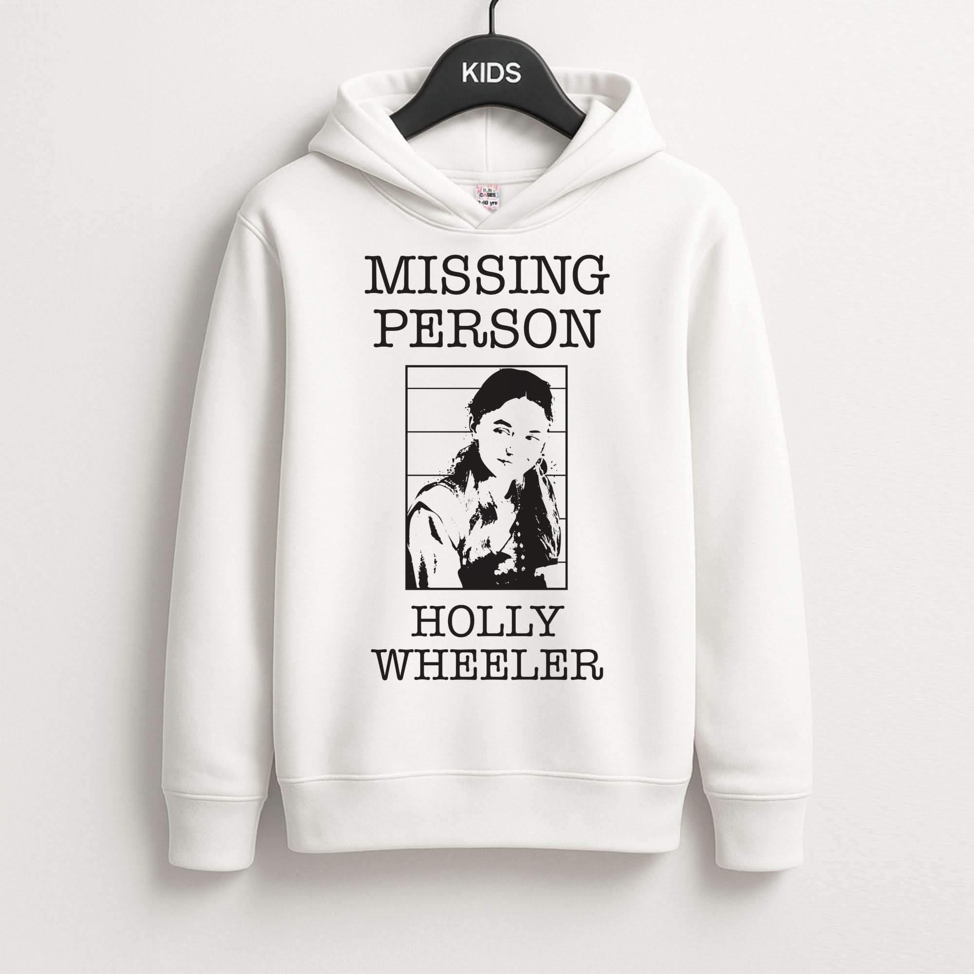 Missing Person Holly Kids Hoodie
