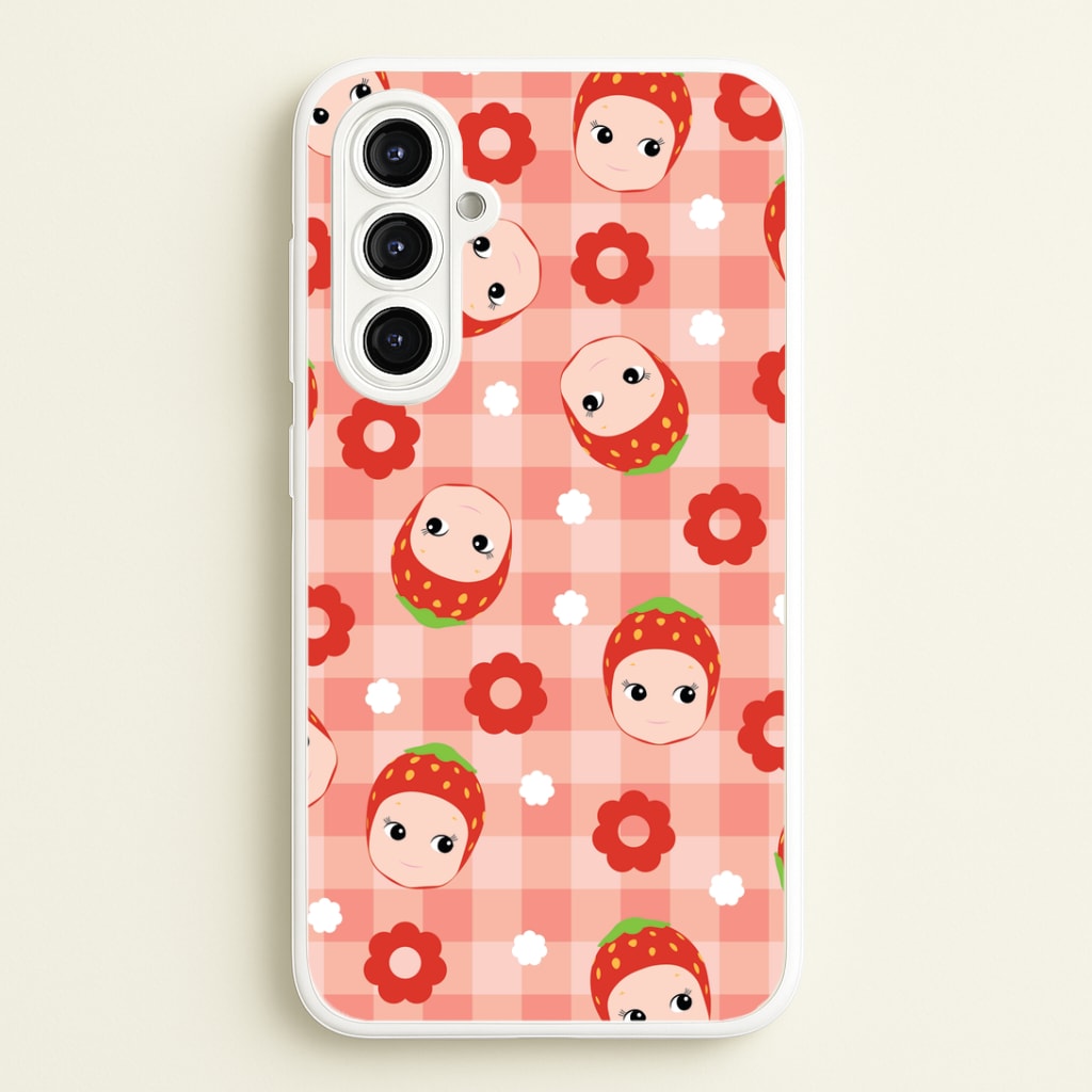 Strawberry Angel Pattern Galaxy A16 Case