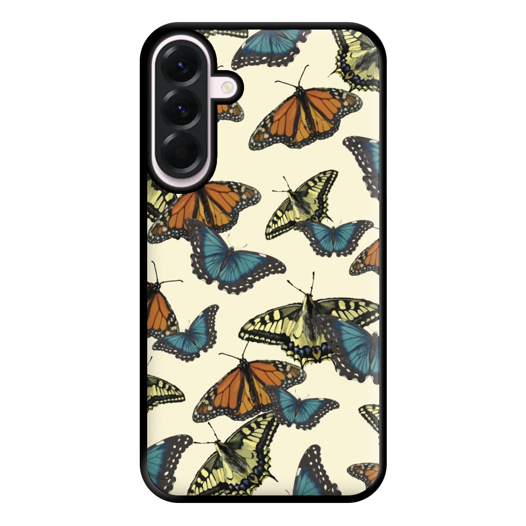 Butterfly Assortment Pattern Galaxy A36 Case