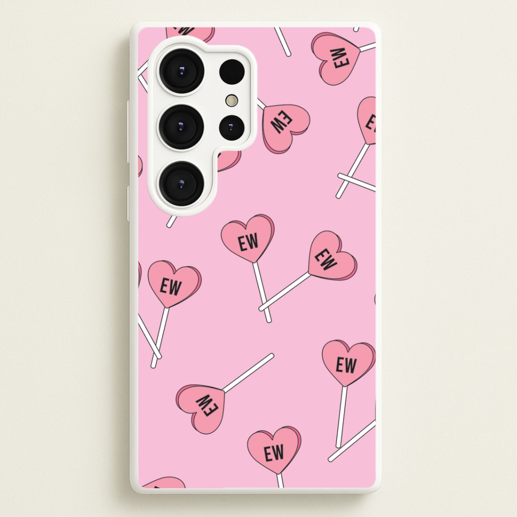 Ew Love Heart Lolipops Pattern Galaxy S25 Ultra Case