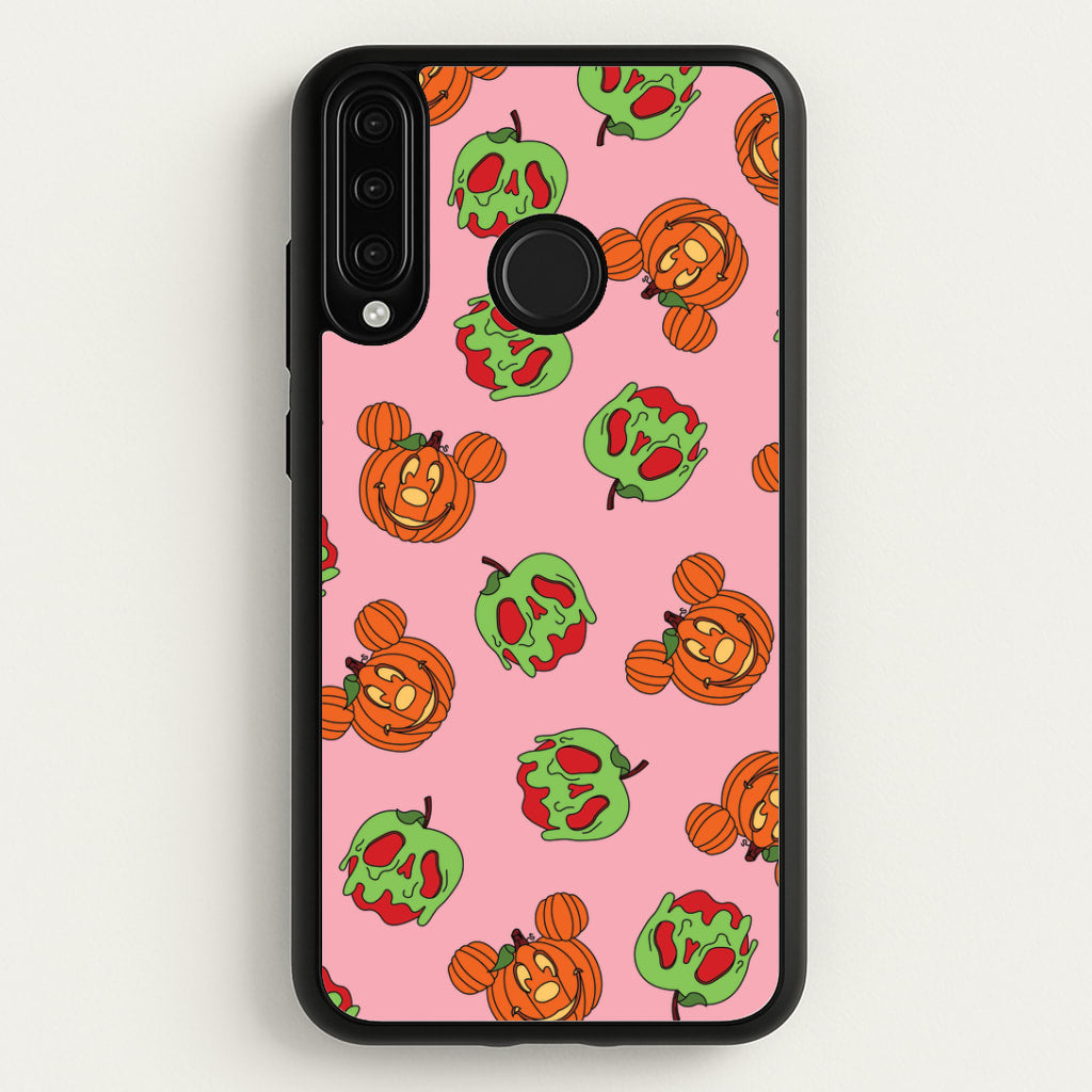 Pumpkin Mouse And Poison Apple Pattern Huawei P30 Lite Case