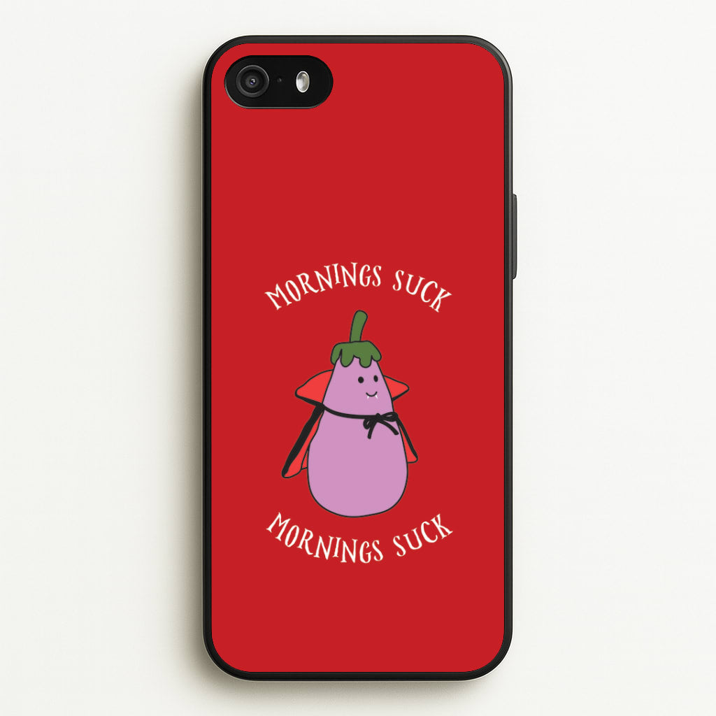 Mornings Suck Plush - Halloween iPhone 5 / 5s / SE 2016 Case