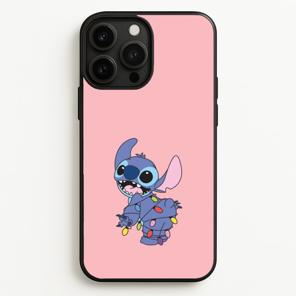 Cute Blue Alien Fairylights iPhone 13 Pro Case