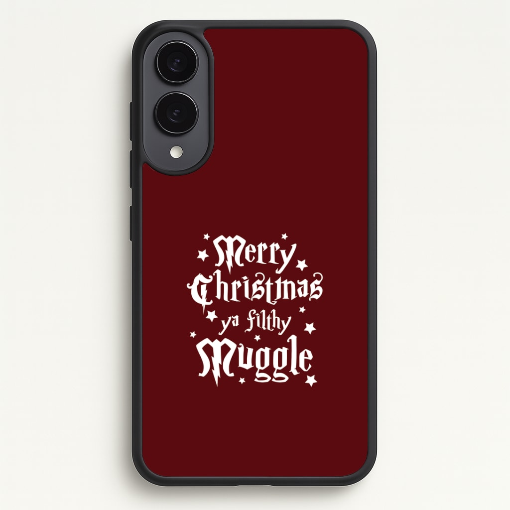 Merry Christmas You Filthy Muggle Galaxy S25 Edge Case