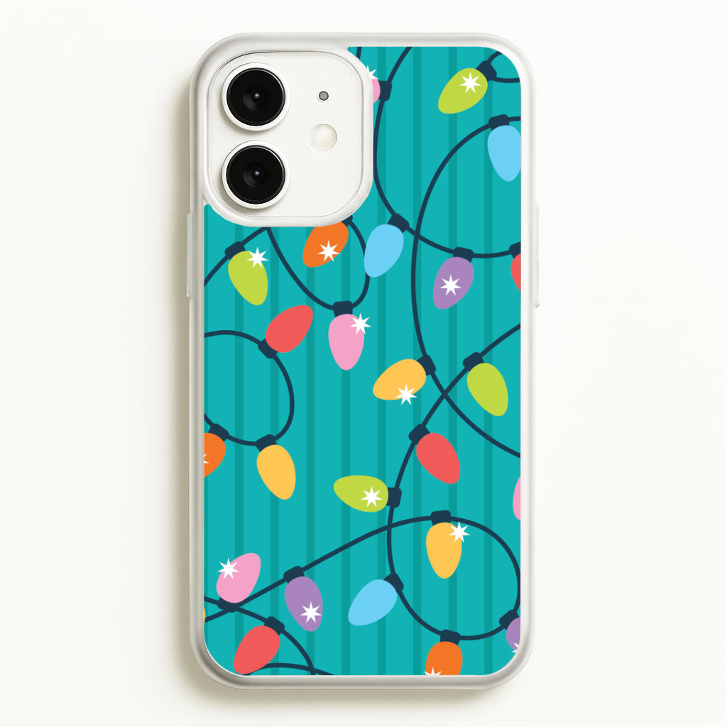 Funky Christmas Lights Pattern iPhone 11 Case