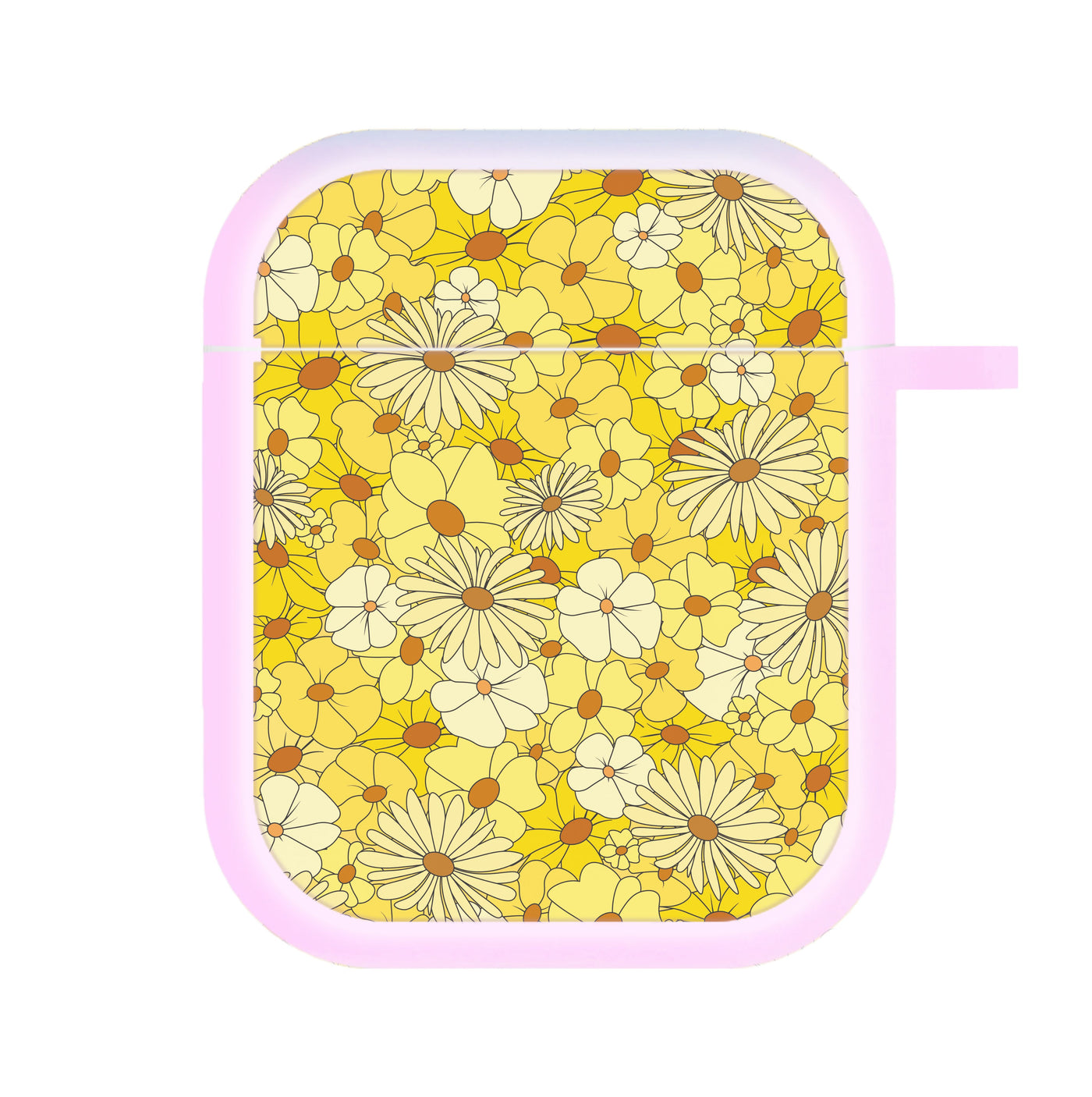 Yellow Flower Pattern - Mothers Day AirPods Case