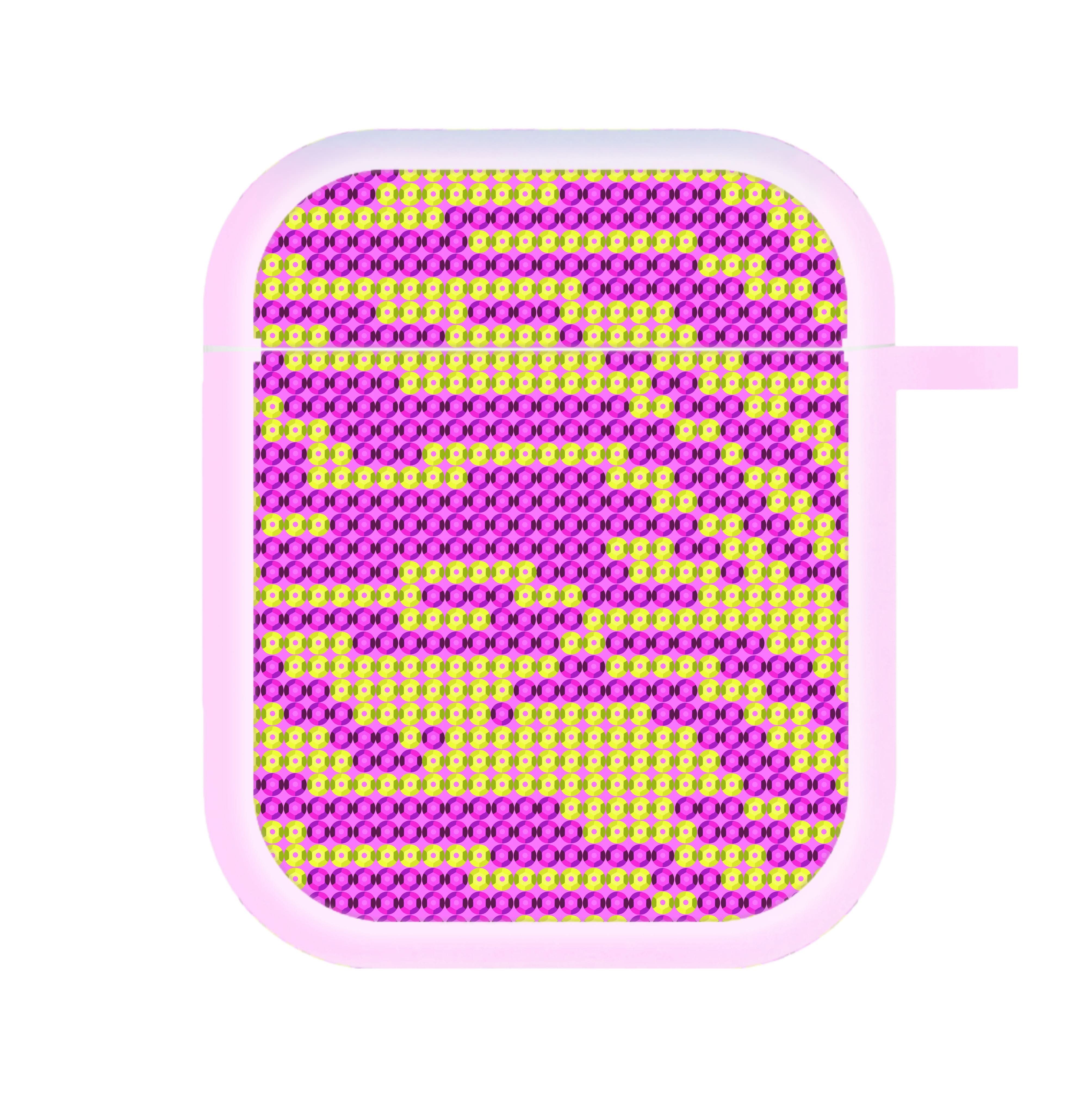 Sequin Tiger Pattern AirPods Case