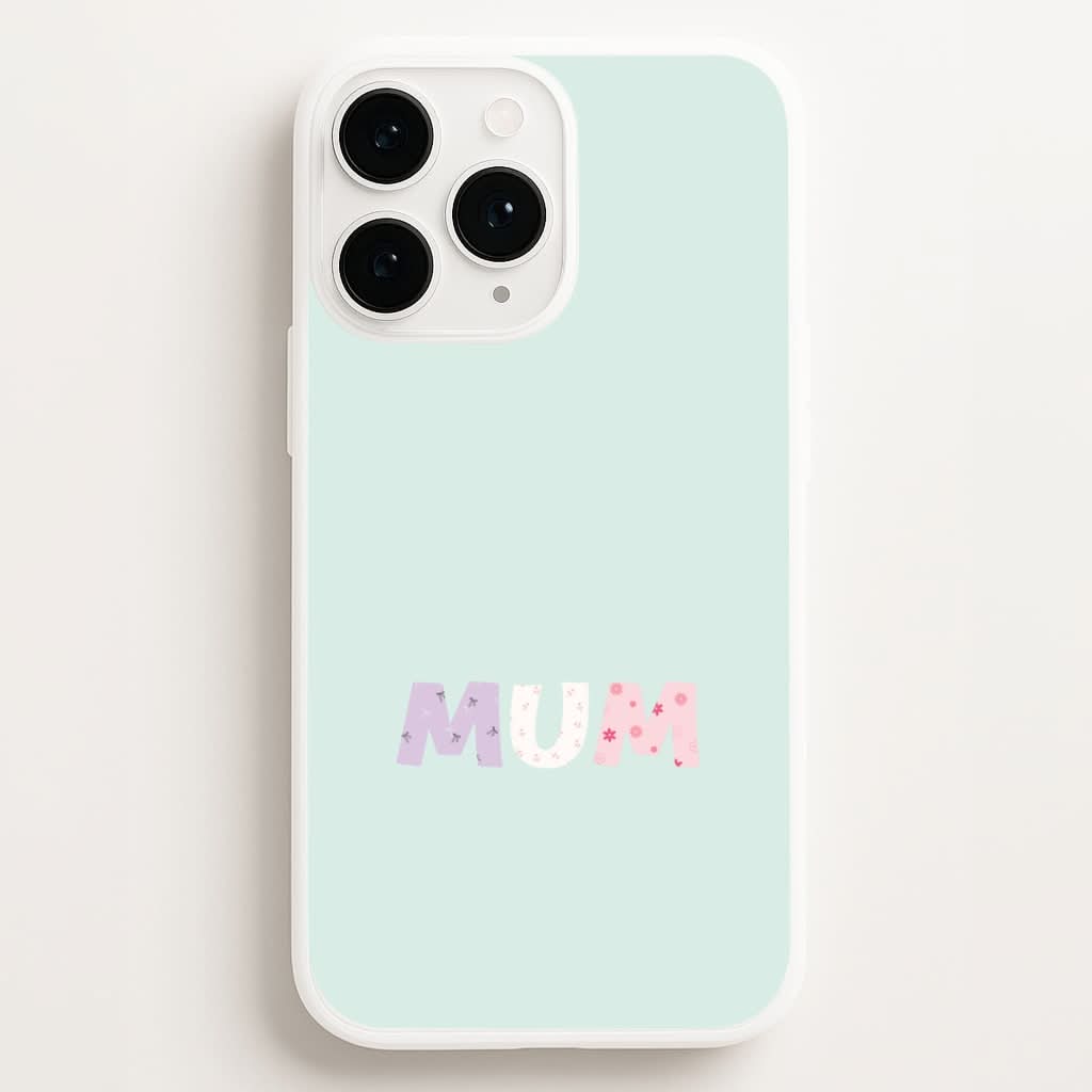 Mum Patchwork Phone Case for Apple iPhone, Samsung Galaxy, Huawei and Google Pixel