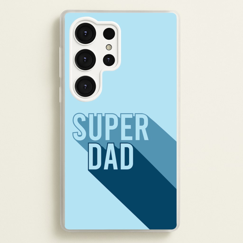 Super Dad Title Galaxy S25 Ultra Case