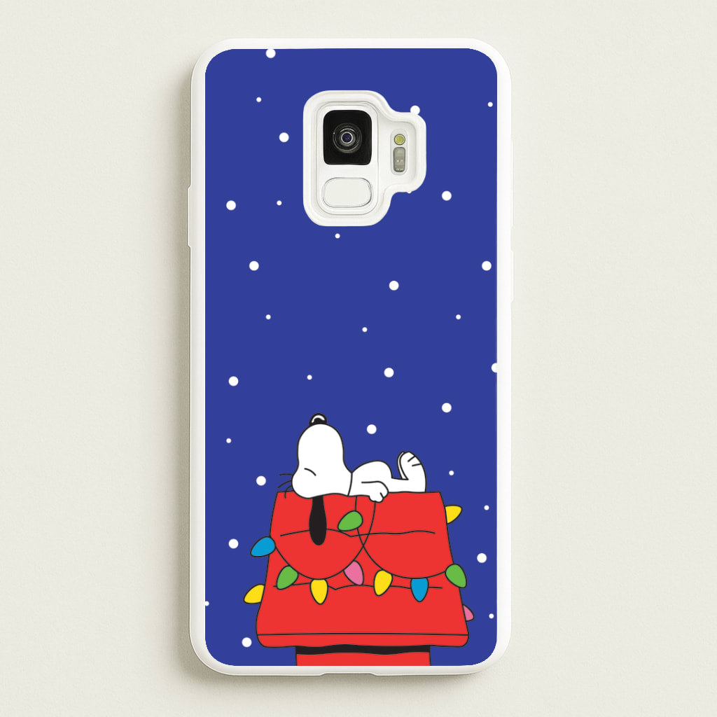 Cartoon Beagle Fairylights Galaxy S9 Case