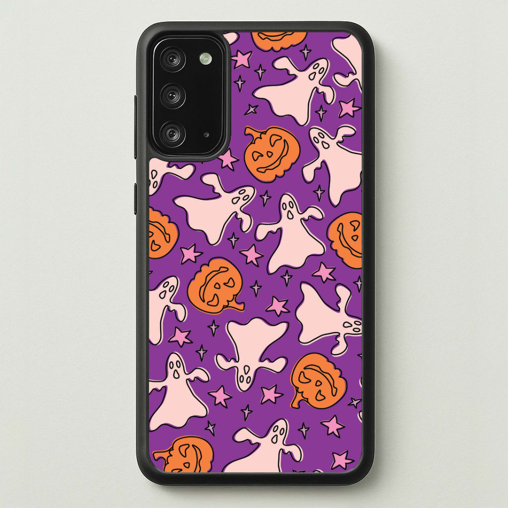 Abstract Halloween Pattern Galaxy Note 20 Case