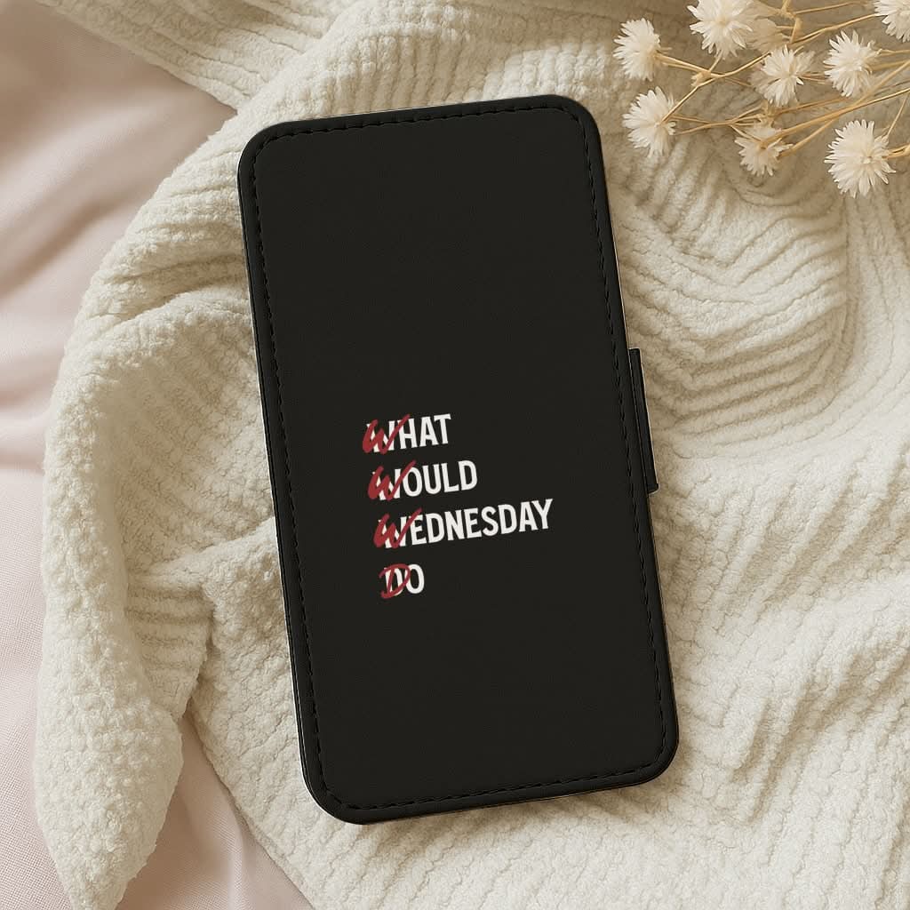 W.W.W.D Leather Phone Case