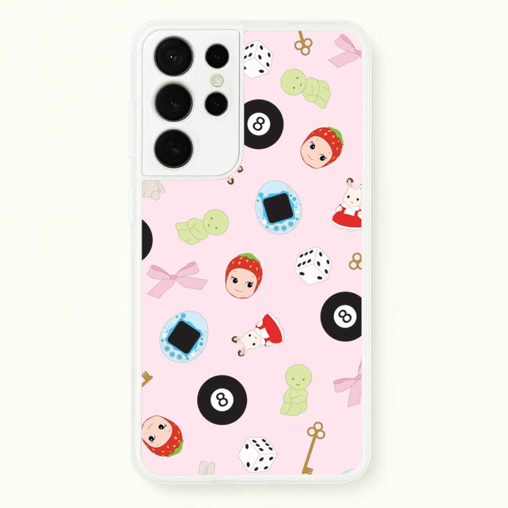 Trinkets Pattern Galaxy S21 Ultra Case