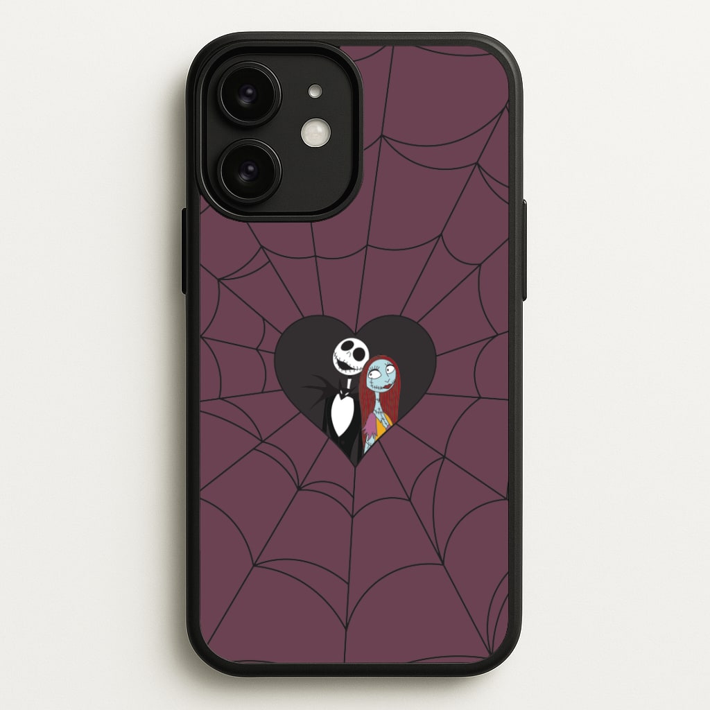J And S Cobweb Heart iPhone 11 Case