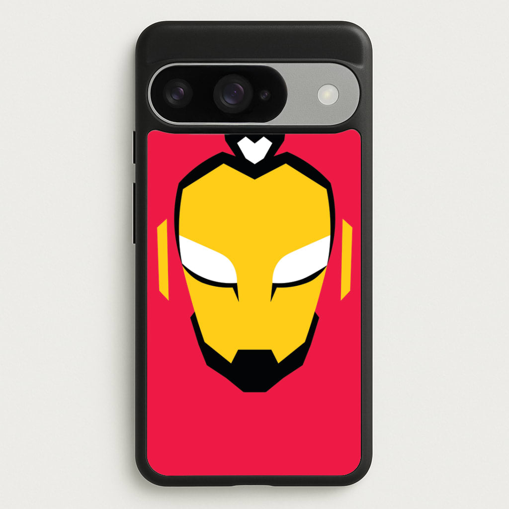 Metal Heart Hero Face Google Pixel 10 / 10 Pro Case