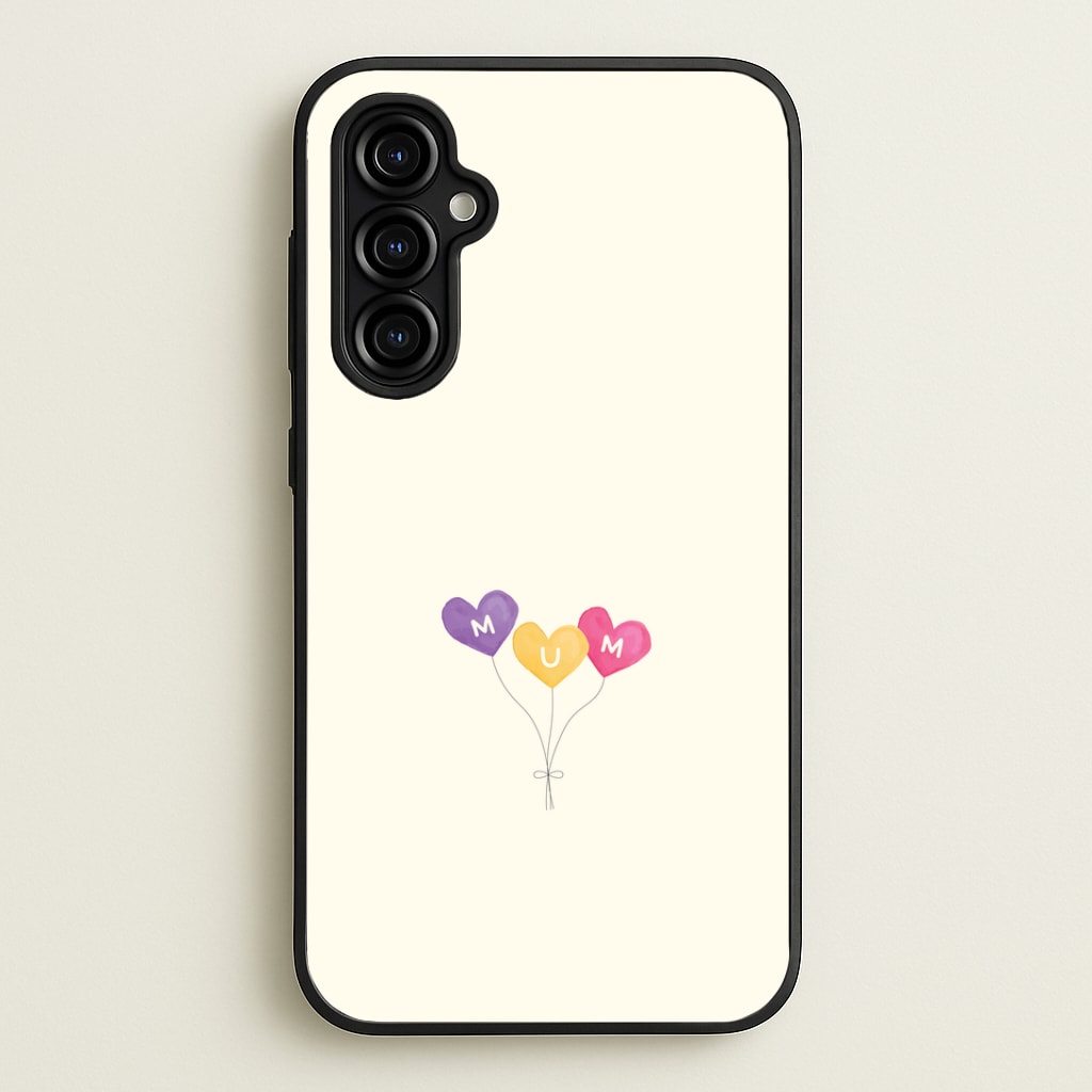 Mum Watercolour Balloons Galaxy A54 Case