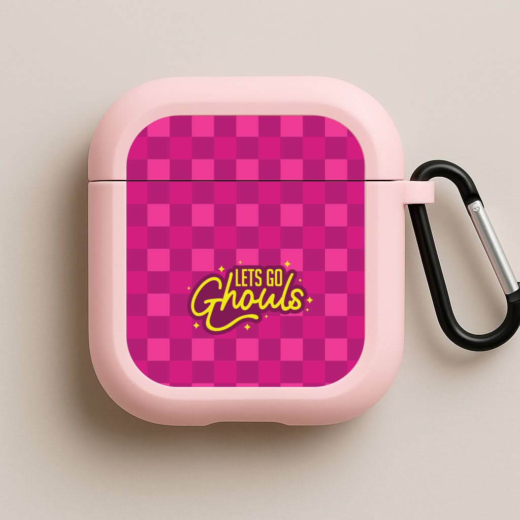 Let's Go Ghouls Pink AirPods Case