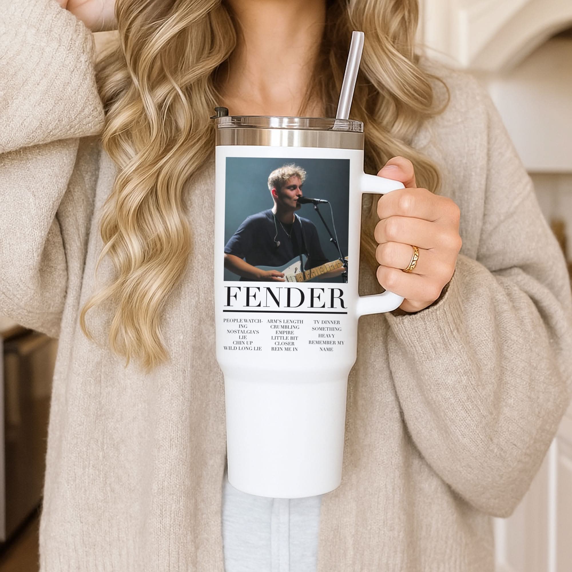 Fender Orange Song List Tumbler