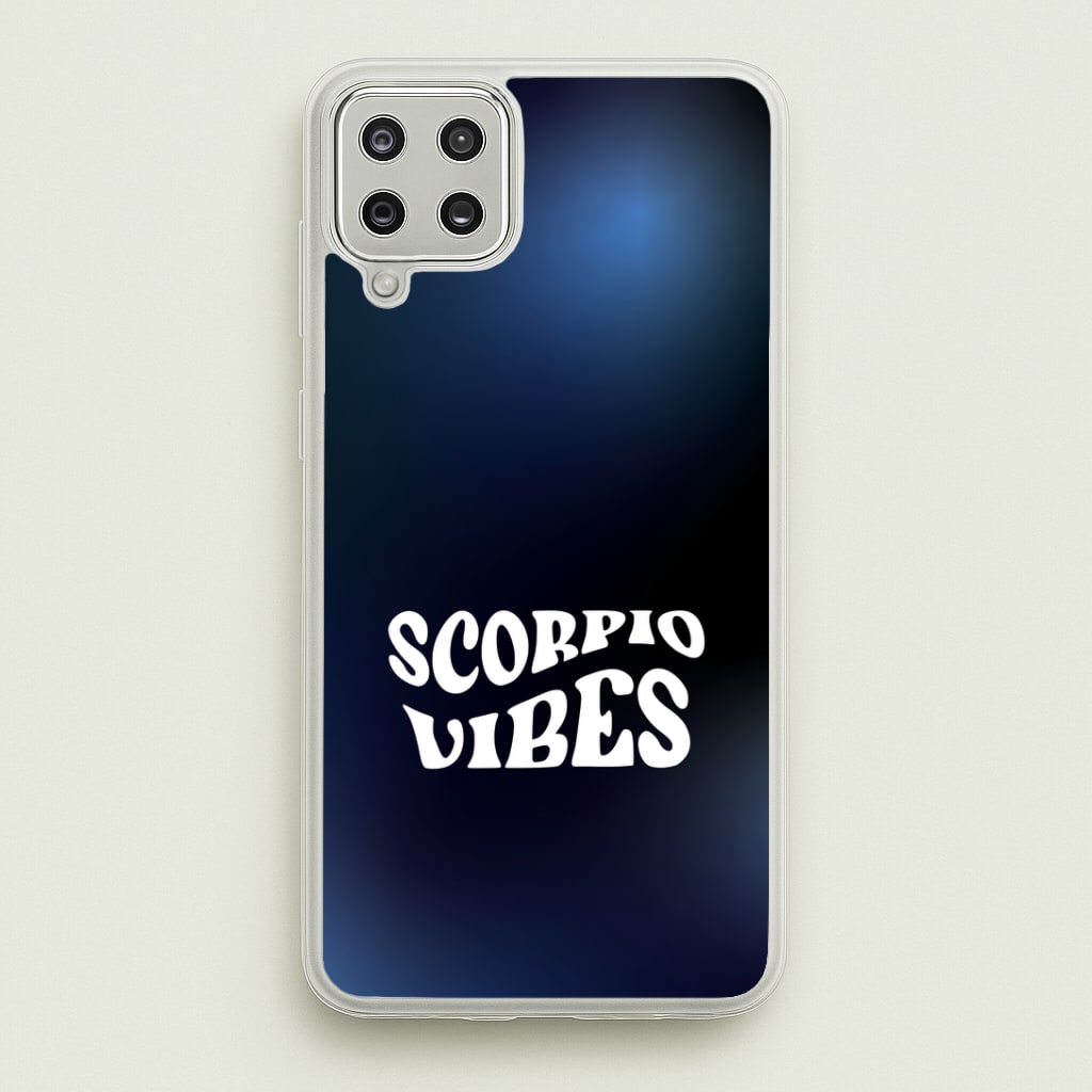 Scorpio Vibes Gradient Zodiac Galaxy A12 Case