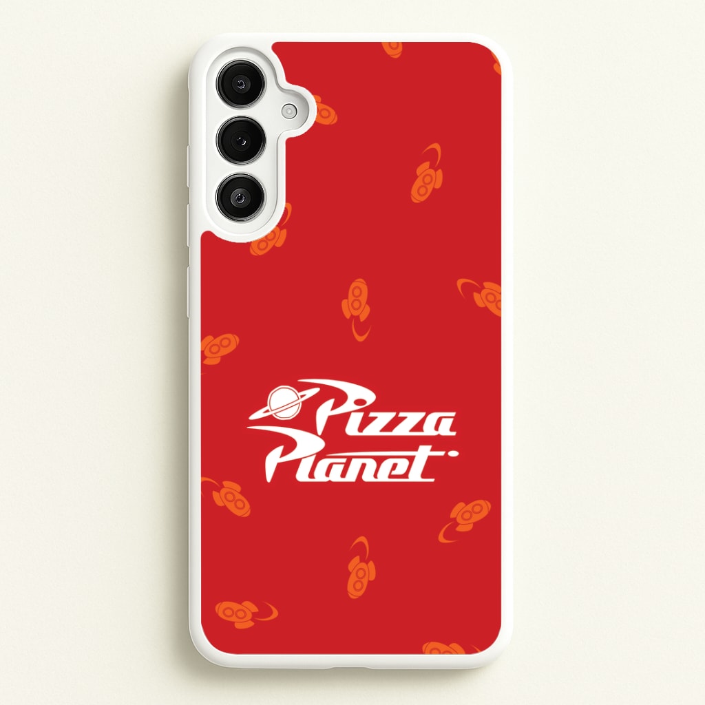 Pizza Planet Pattern Galaxy A34 Case
