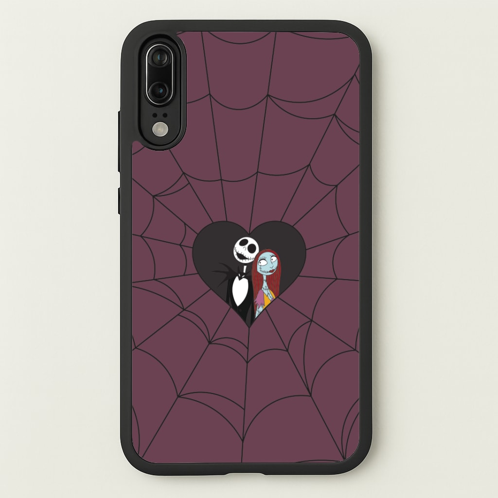 J And S Cobweb Heart Huawei P20 Case