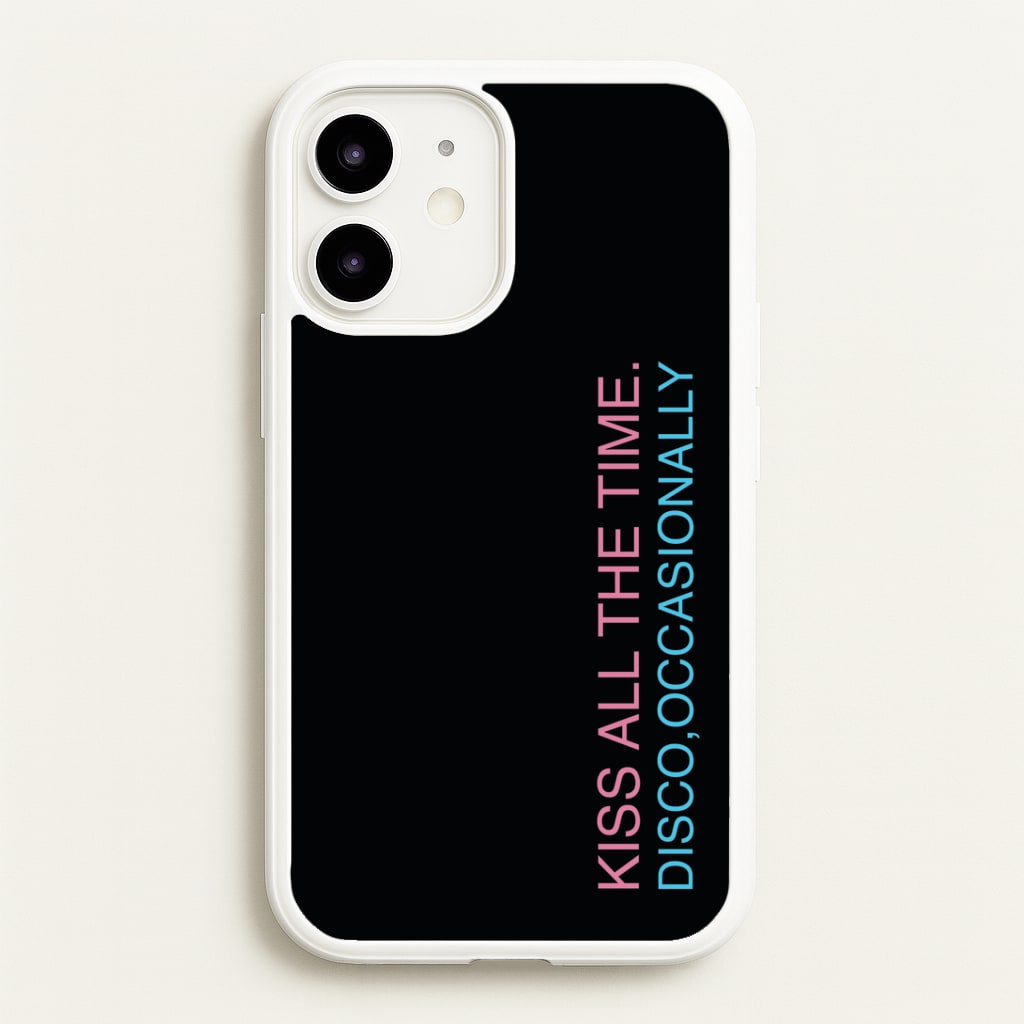Disco Occasionally Text iPhone 12 / 12 Pro Case