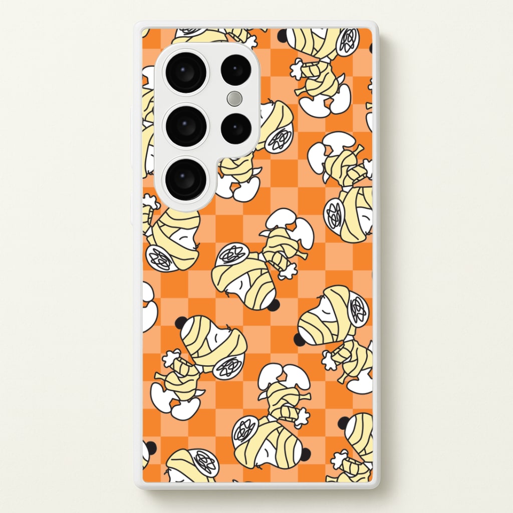 Mummy Cartoon Beagle Pattern Galaxy S24 Ultra Case