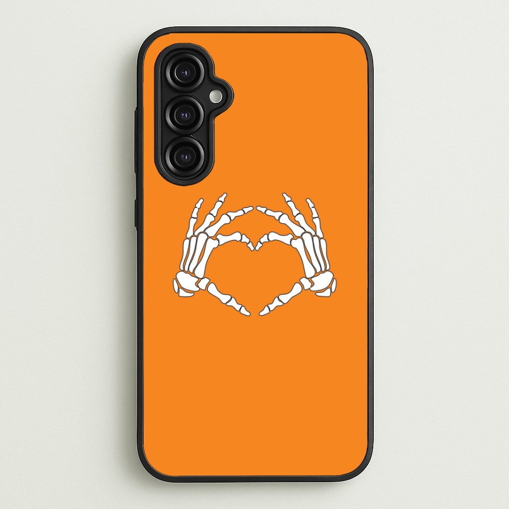 Skeleton Heart Galaxy A14 Case