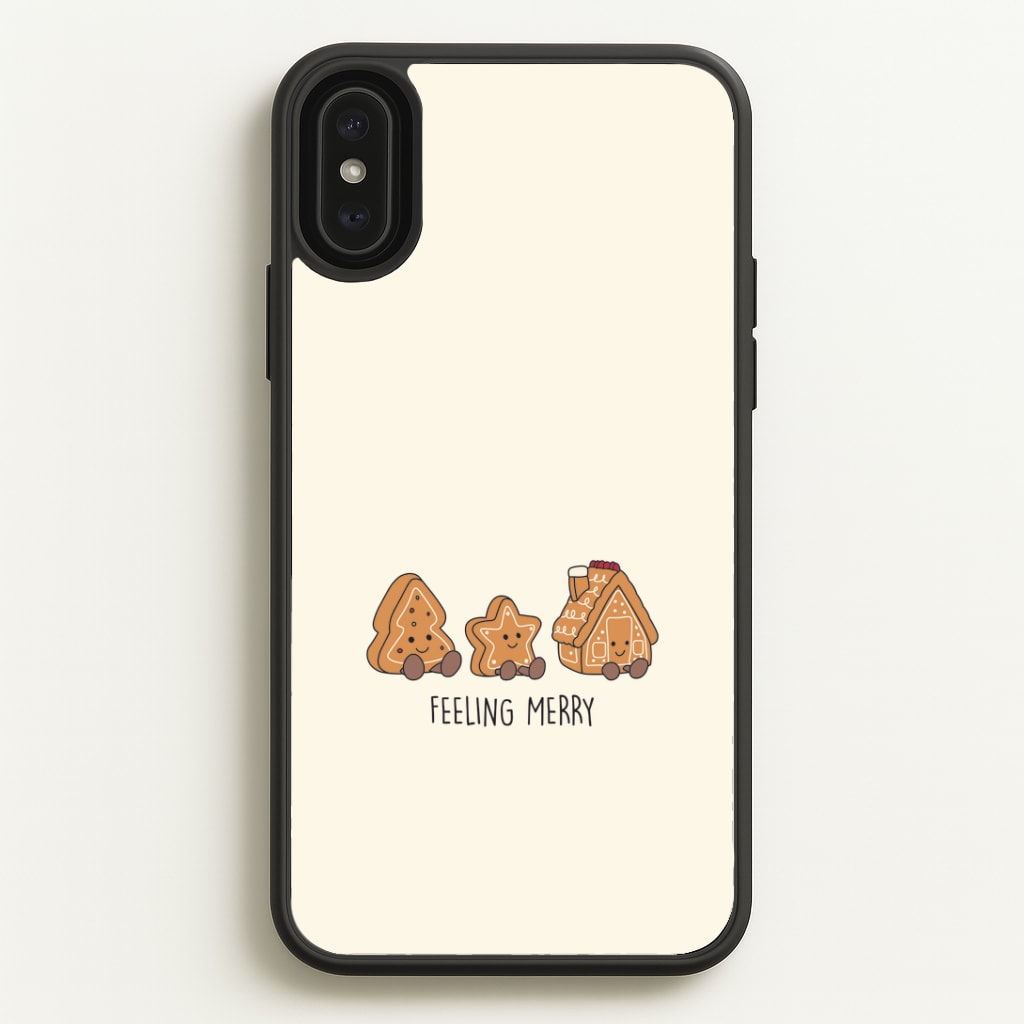 Gingerbread Plushies Quote iPhone XS Max Case