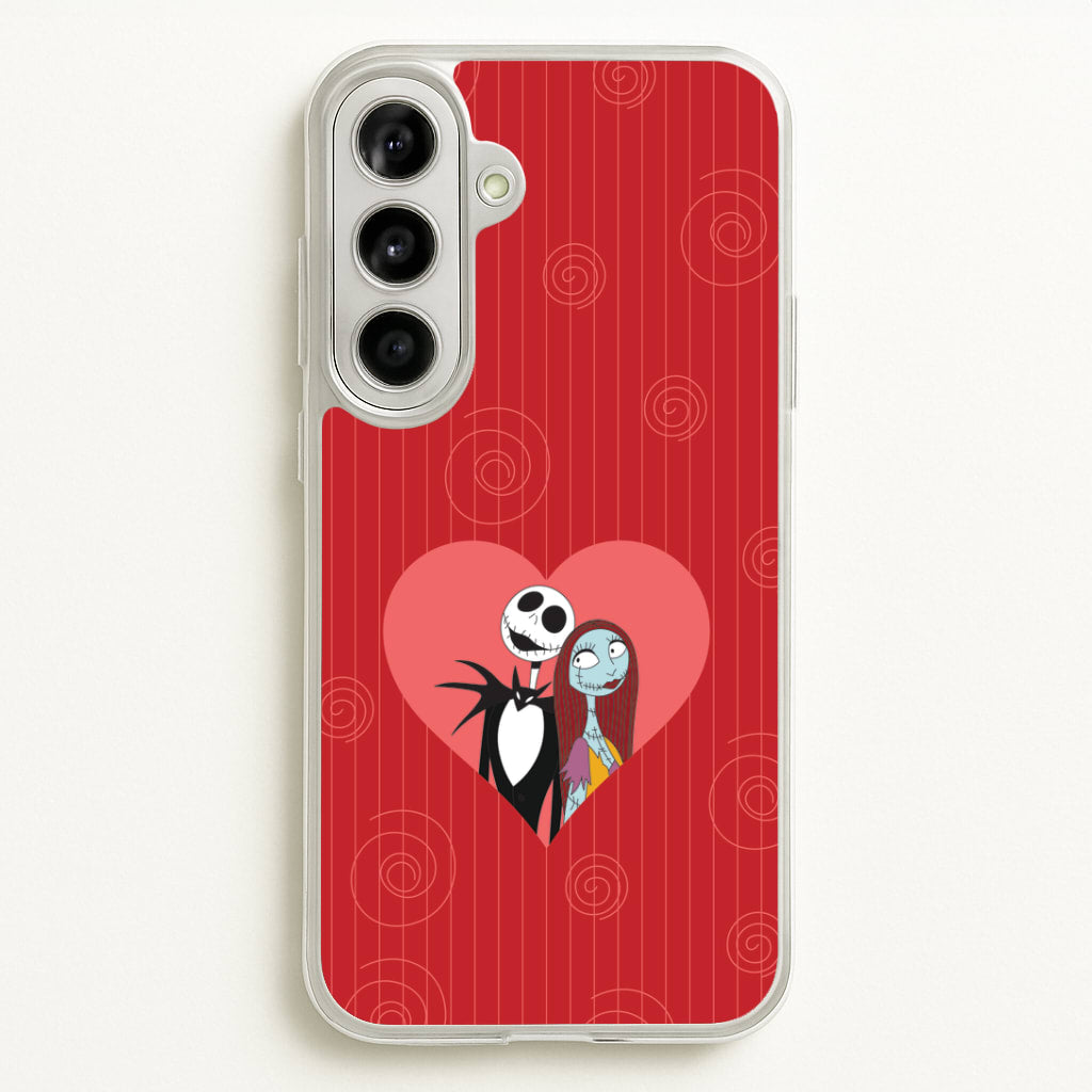 J And S Heart Galaxy A56 Case