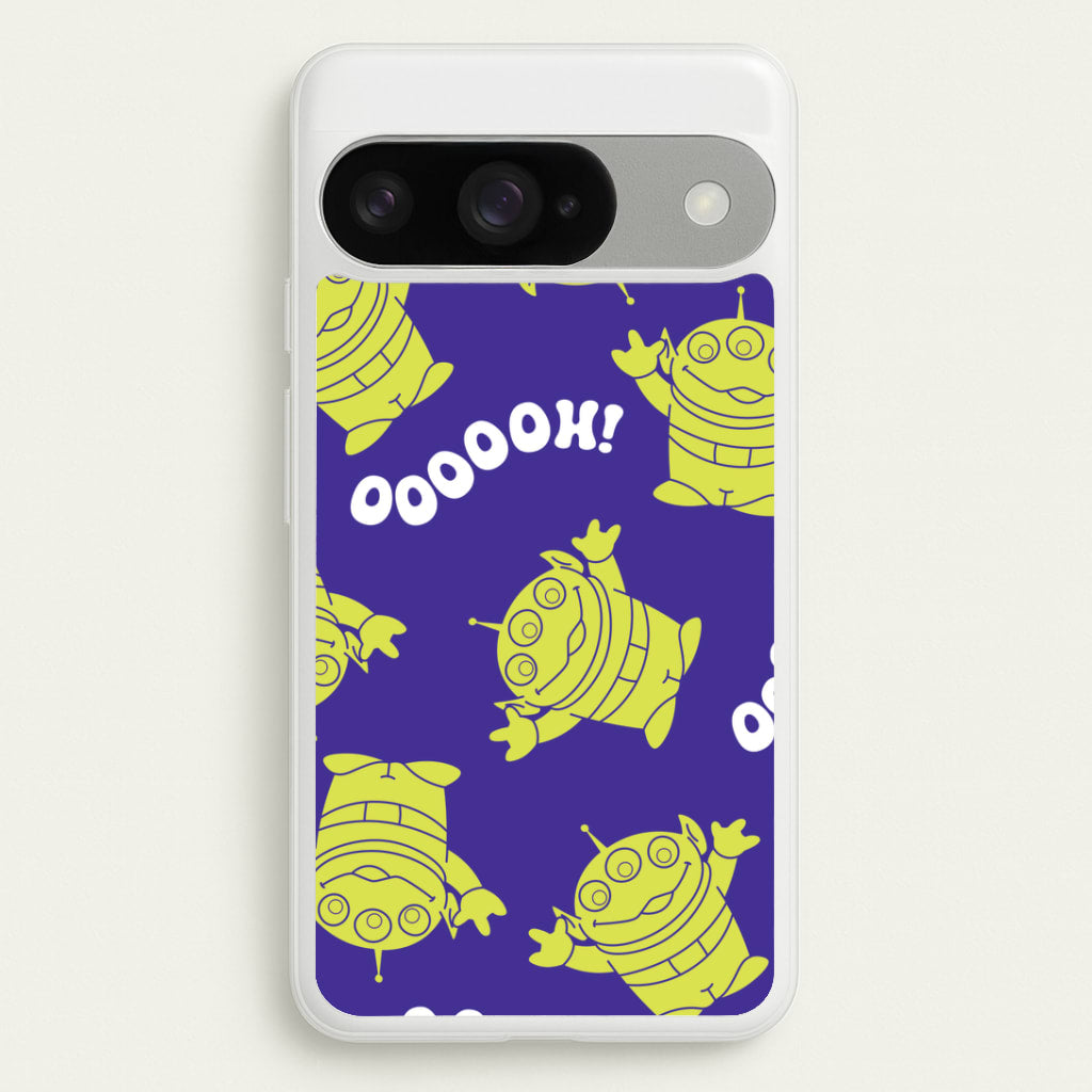 Toy Aliens Silhouette Pattern Google Pixel 10 / 10 Pro Case