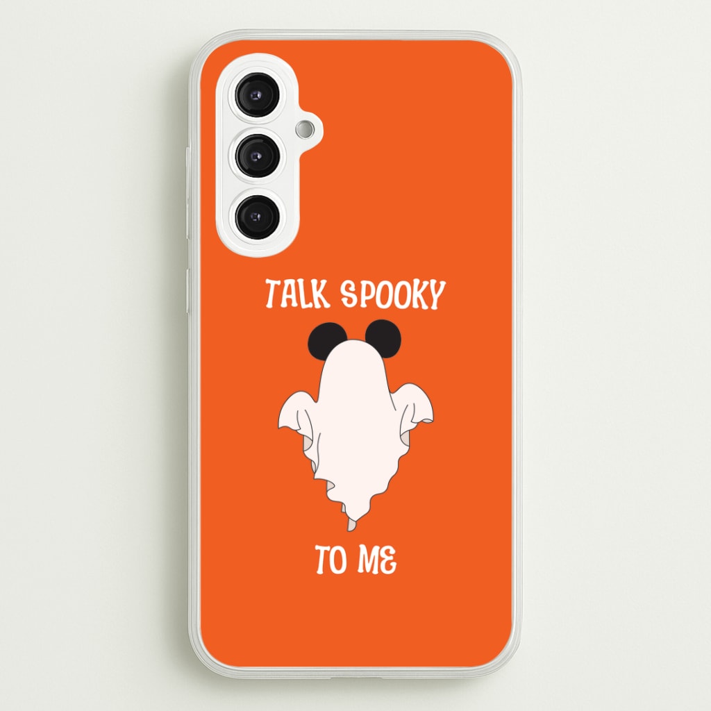 Talk Spooky To Me Mouse Ghost Galaxy S23FE Case