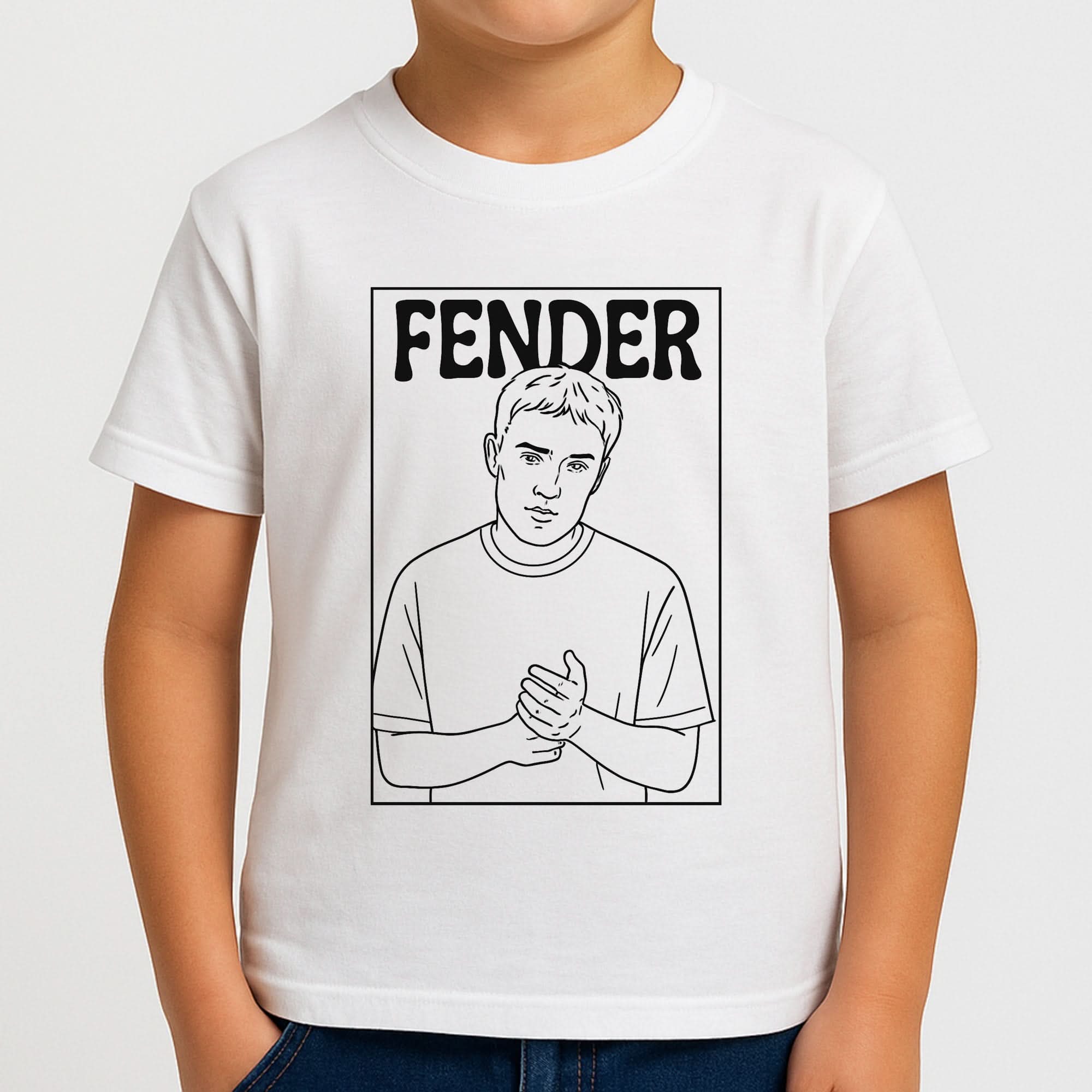 Fender Outline Boys T-Shirt