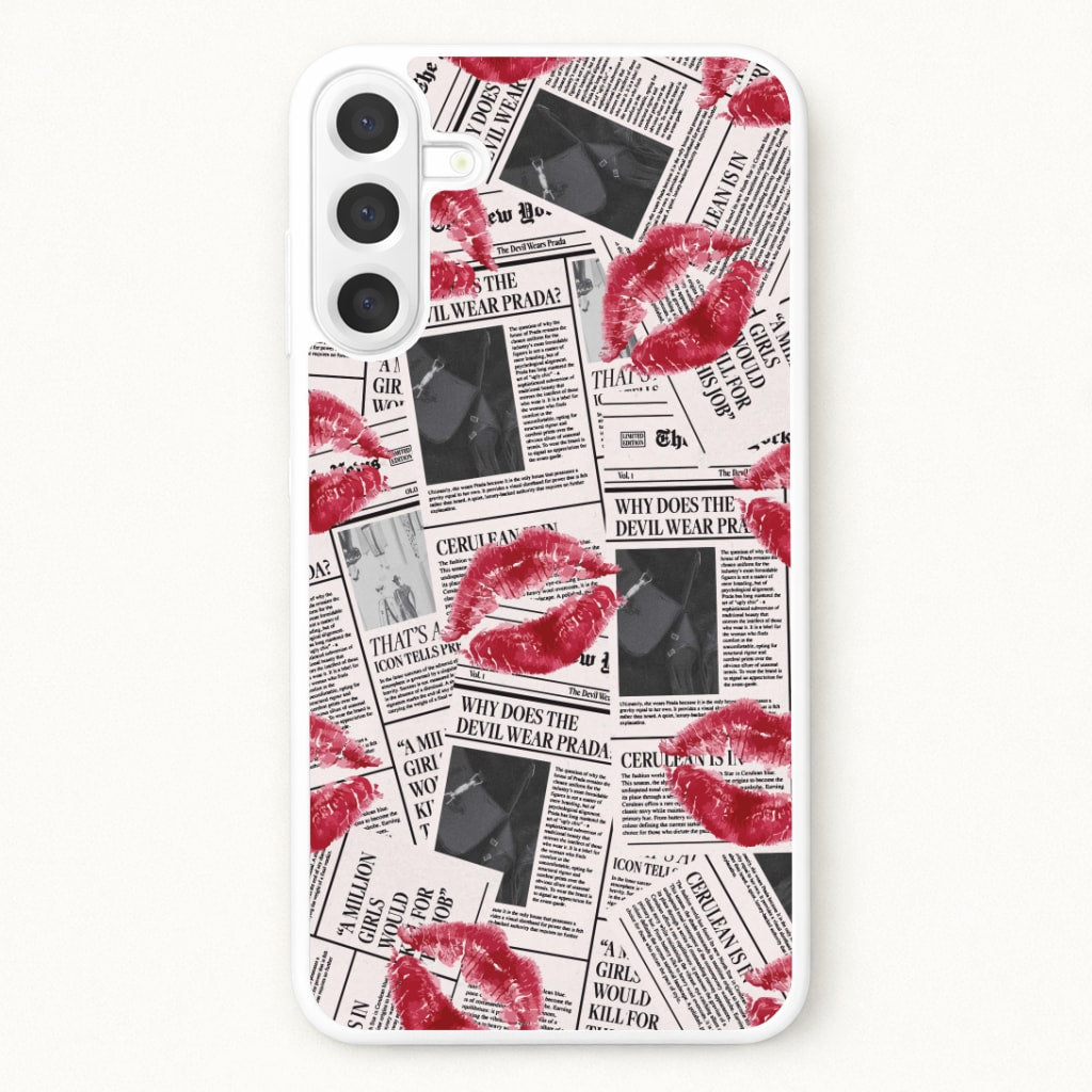 Front Page Kisses Galaxy A57 Case