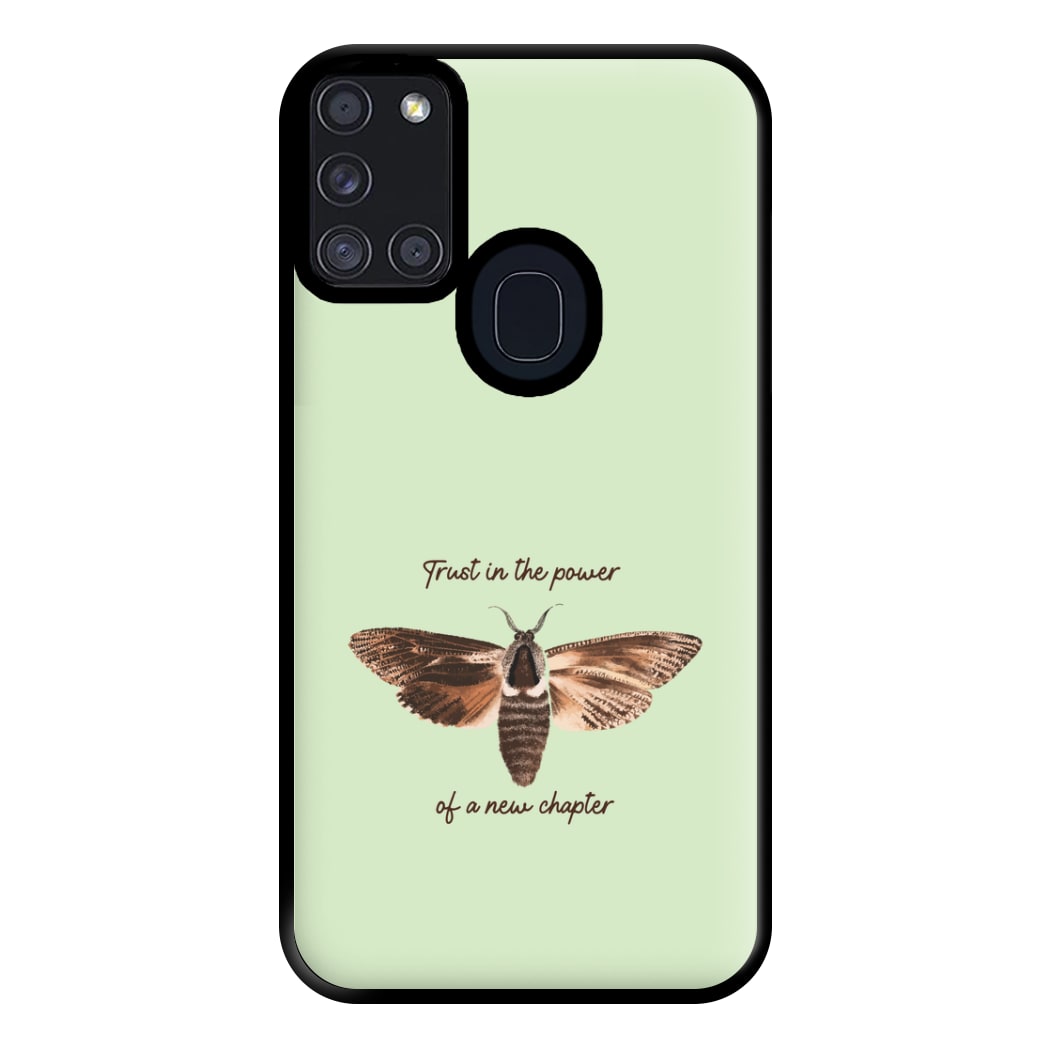 Trust In The Power Of A New Chapter Galaxy A21s Case