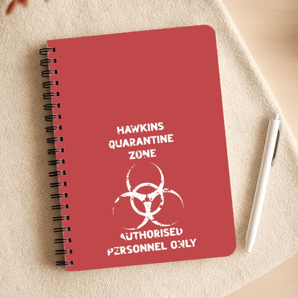 Hawkins Quarantine Zone Notepad