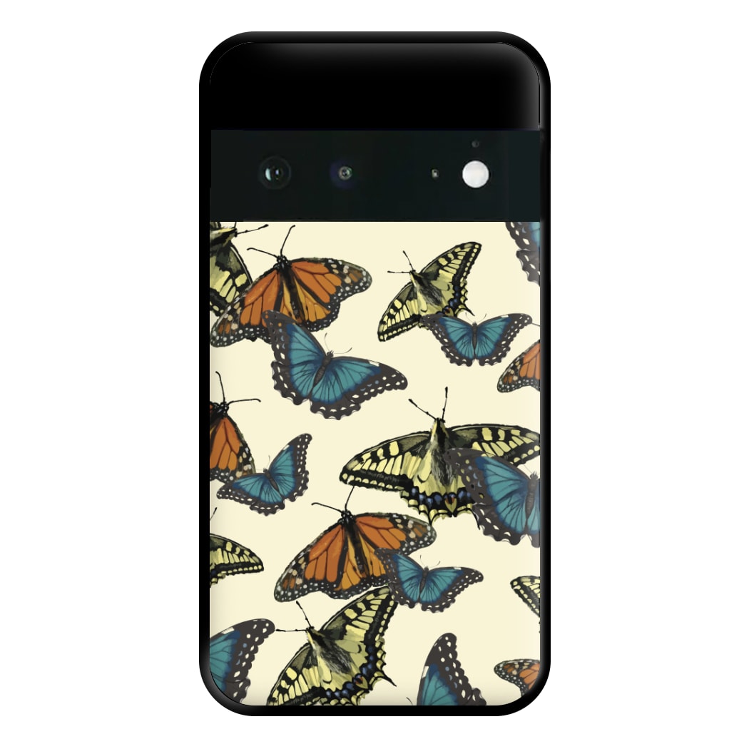 Butterfly Assortment Pattern Google Pixel 6 Case