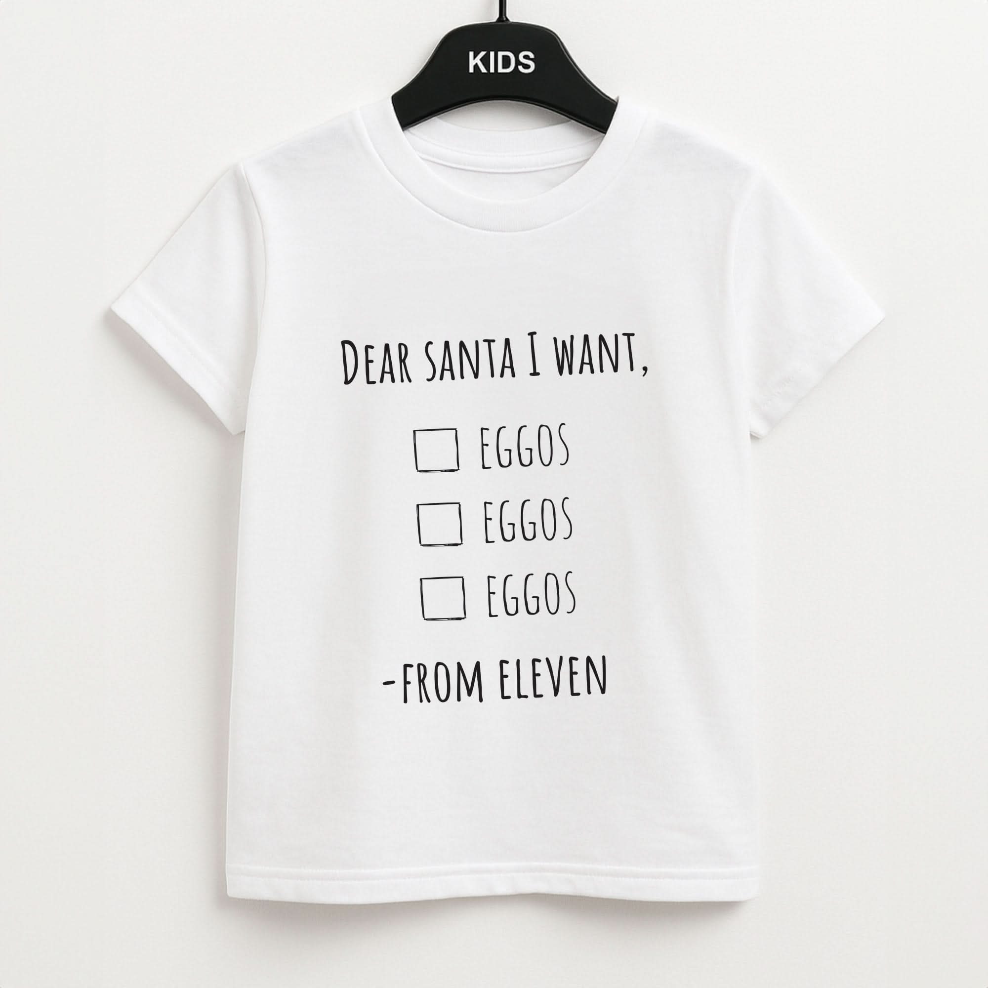 Eleven's Christmas List Kids Unisex T-Shirt