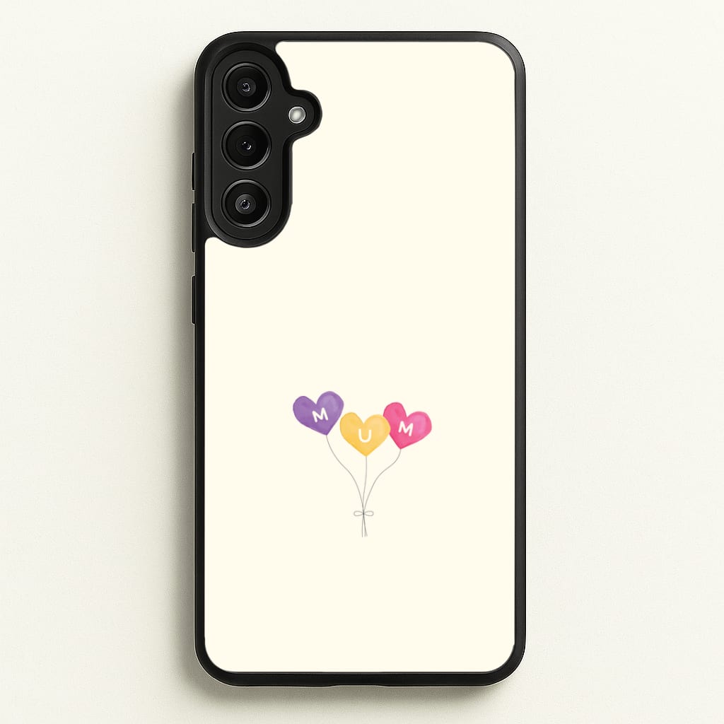 Mum Watercolour Balloons Galaxy A34 Case
