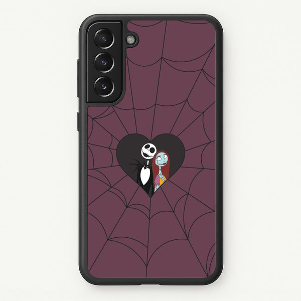 J And S Cobweb Heart Galaxy S21 Plus Case