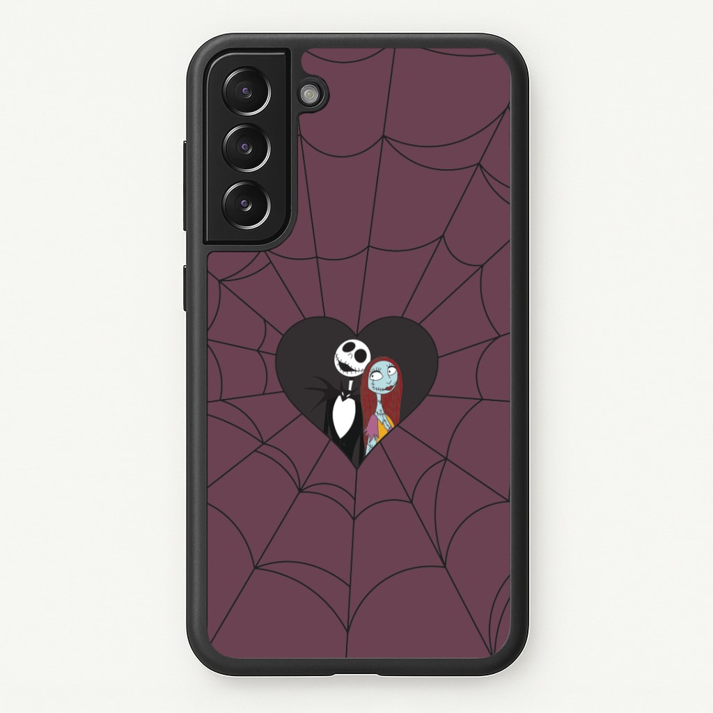 J And S Cobweb Heart Galaxy S21FE Case