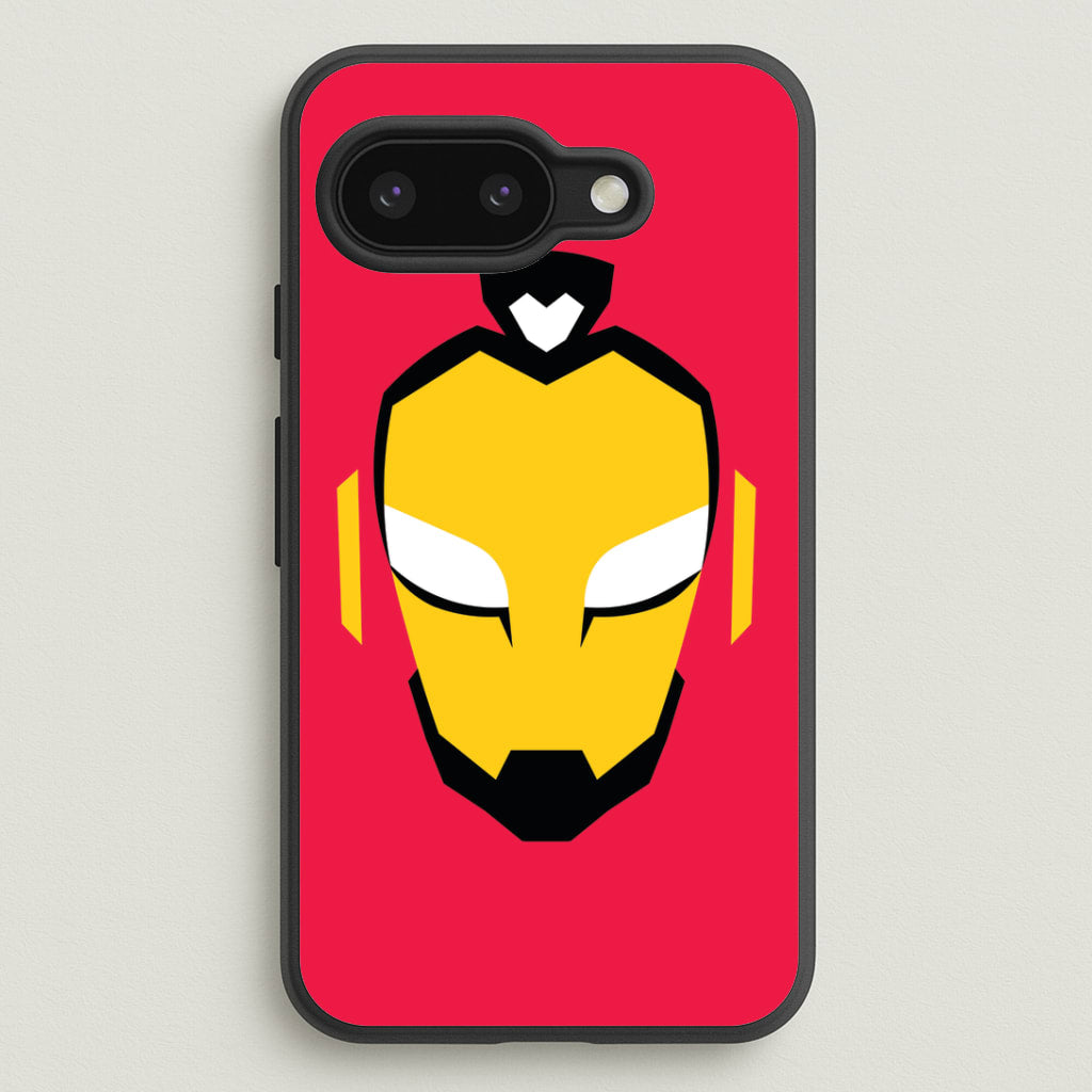 Metal Heart Hero Face Google Pixel 9a Case
