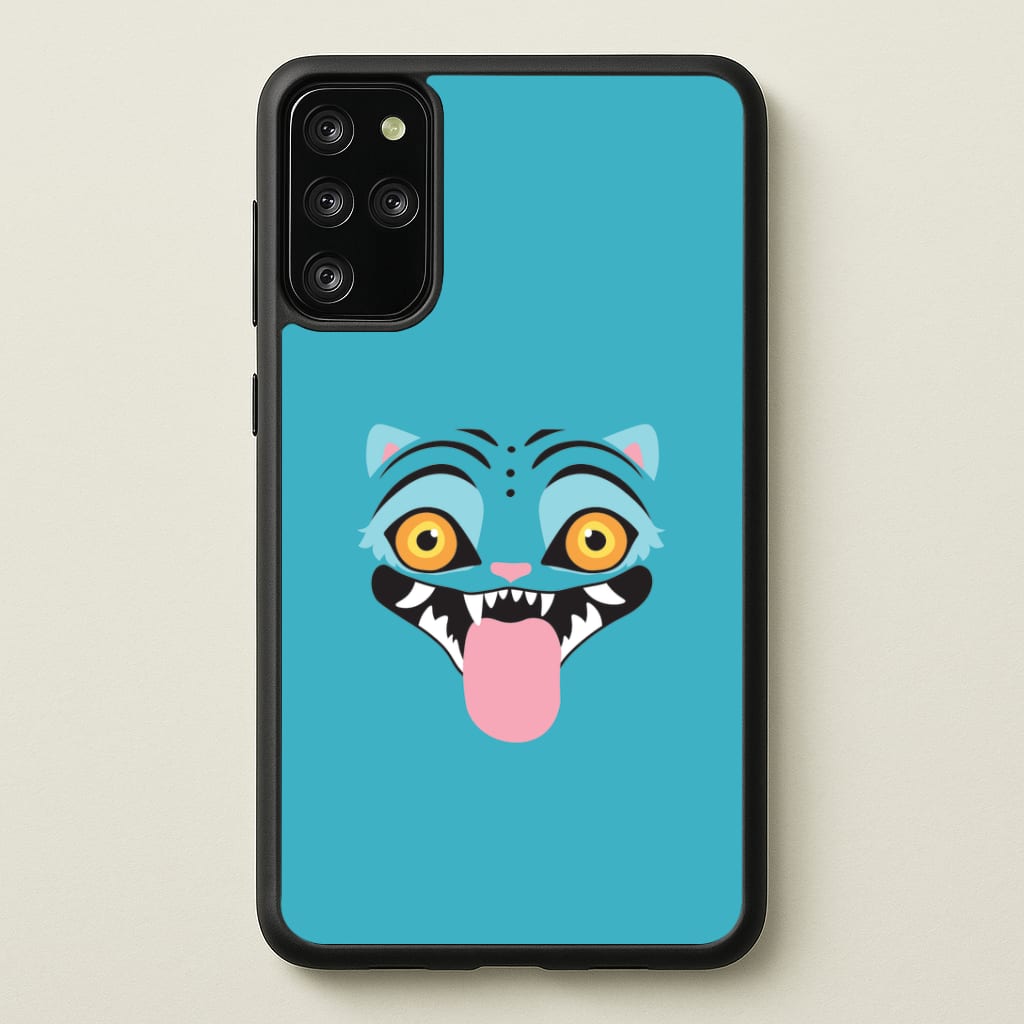Demon Cat Face Galaxy S20 Plus Case