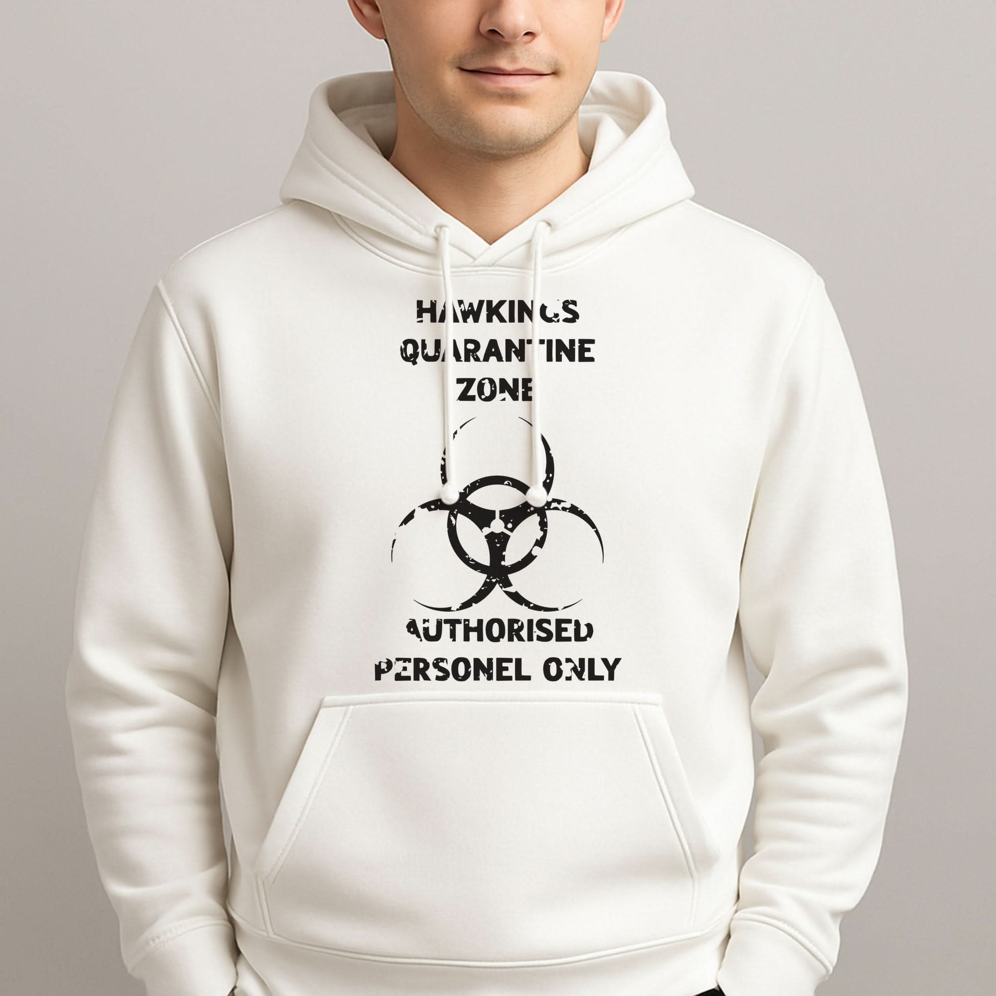 Hawkings Quarantine Zone Mens Hoodie
