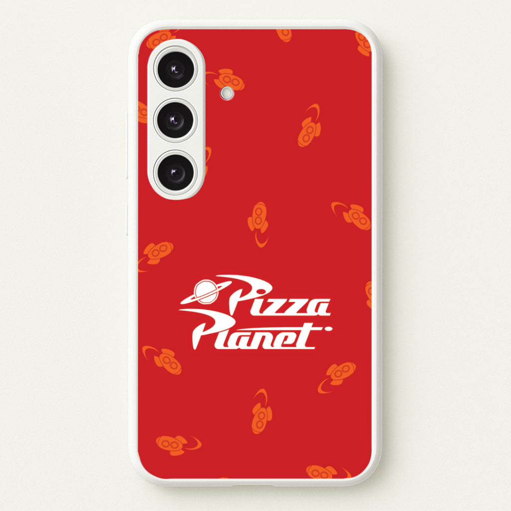 Pizza Planet Pattern Galaxy S24 Plus Case