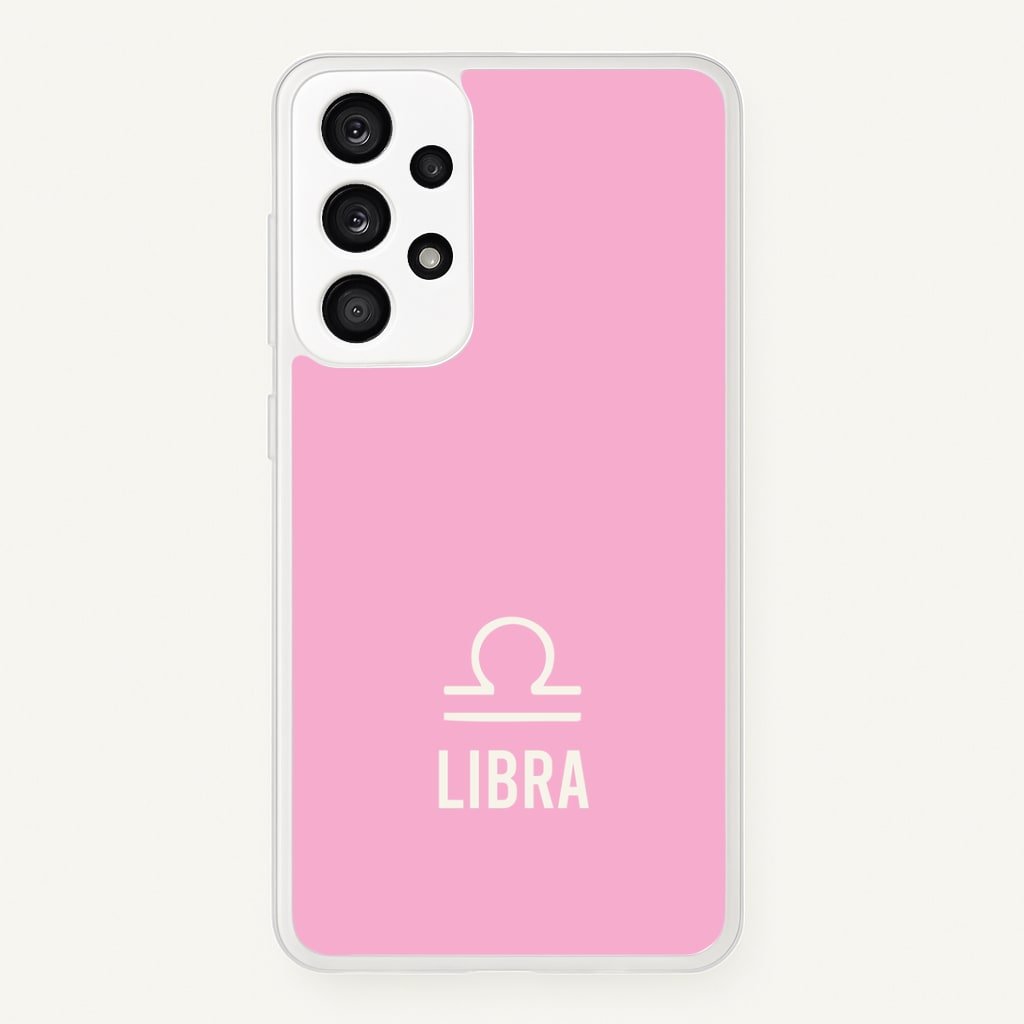 Libra Pastel Zodiac Galaxy A33 Case